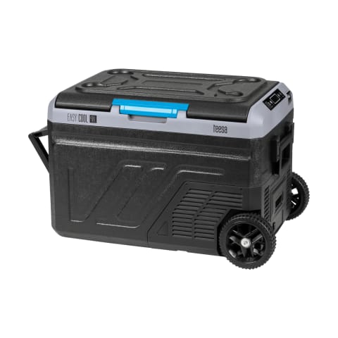 ⁨Profesjonalna lodówka turystyczna kompresorowa TEESA z funkcją mrożenia 40L DC12/24 AC 230V możliwość zasilania baterią, duże koła i solidna rączka, Bluetooth⁩ w sklepie Wasserman.eu