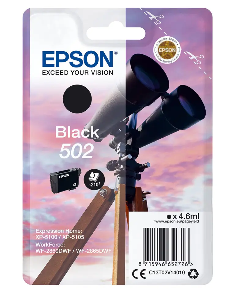 ⁨Epson Tusz Czarny C13T02V14010⁩ w sklepie Wasserman.eu