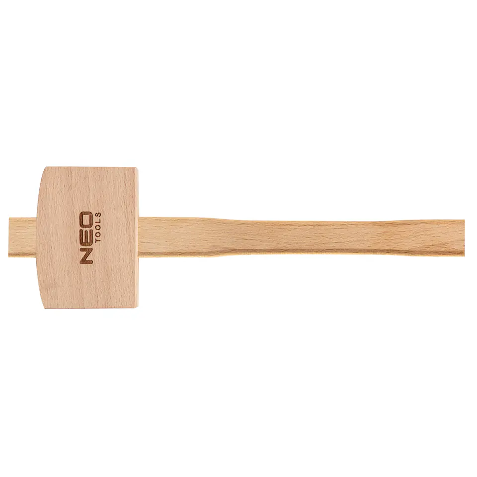 ⁨Wooden hammer 315g, 100x70x46 mm, length 320 mm⁩ at Wasserman.eu