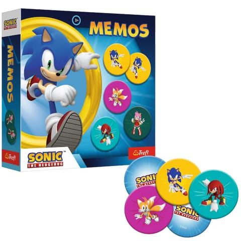 ⁨GRA - Memos Sonic - The Hedgehog - Trefl 02897⁩ w sklepie Wasserman.eu