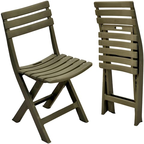 ⁨ZESTAW 4 KRZESEŁ CATERINGOWYCH SKŁADANYCH PLASTIKOWYCH KOMODO ZIELONE⁩ w sklepie Wasserman.eu