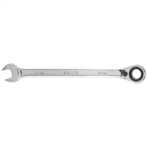 ⁨Combination spanner with ratchet and 9 mm switch⁩ at Wasserman.eu
