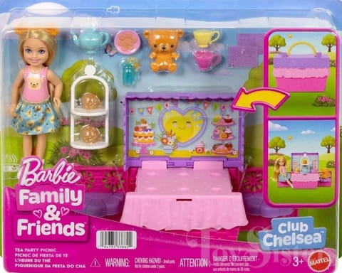 ⁨Barbie Chelsea Piknik z podwieczorkiem + lalka⁩ w sklepie Wasserman.eu