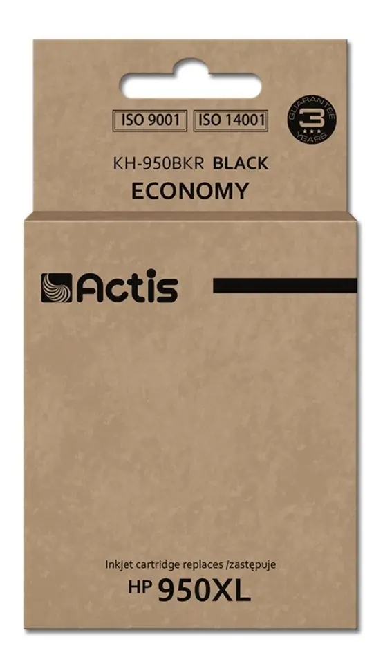 ⁨Actis KH-950BKR ink (replacement for HP 950XL CN045AE; Standard; 80 ml; black)⁩ at Wasserman.eu
