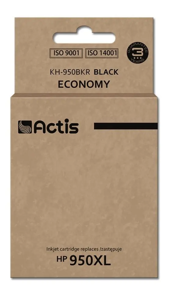 ⁨Actis KH-950BKR Tusz (zamiennik HP 950XL CN045AE; Standard; 80 ml; czarny)⁩ w sklepie Wasserman.eu