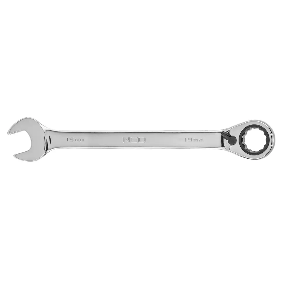 ⁨Combination spanner with ratchet and 19 mm switch⁩ at Wasserman.eu