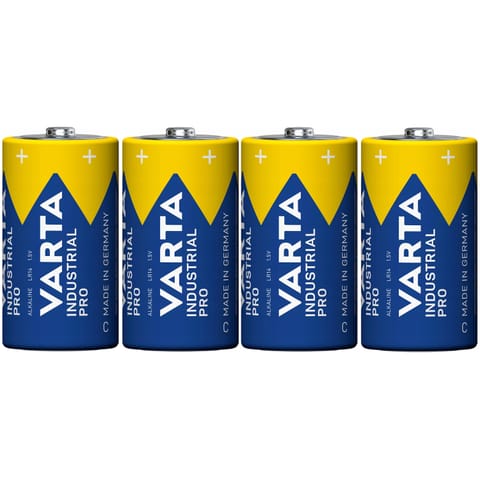⁨4x Bateria R-14 LR14 C 1,5V alkaliczna Varta Industrial 4014⁩ w sklepie Wasserman.eu