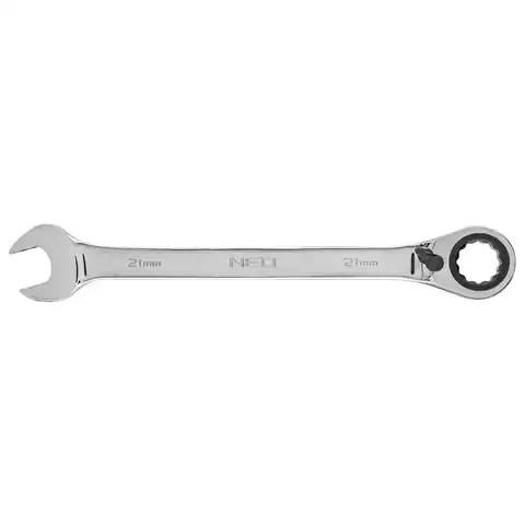 ⁨Combination spanner with ratchet and 21 mm switch⁩ at Wasserman.eu