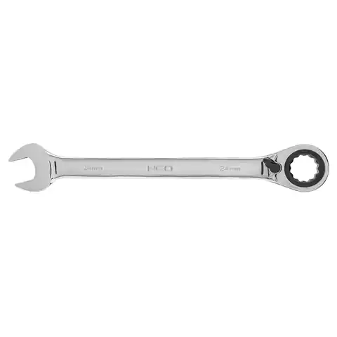 ⁨Combination spanner with ratchet and 24 mm switch⁩ at Wasserman.eu