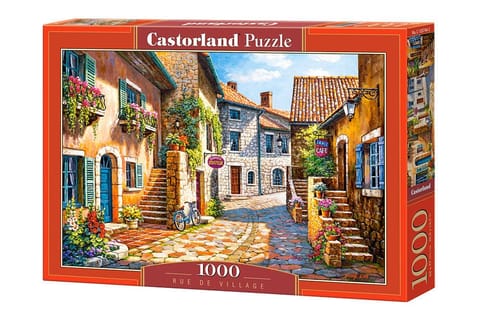 ⁨Puzzle 1000 el. Rue de Village⁩ w sklepie Wasserman.eu