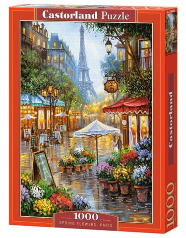 ⁨Puzzle 1000 el. Spring Flowers, Paris⁩ w sklepie Wasserman.eu