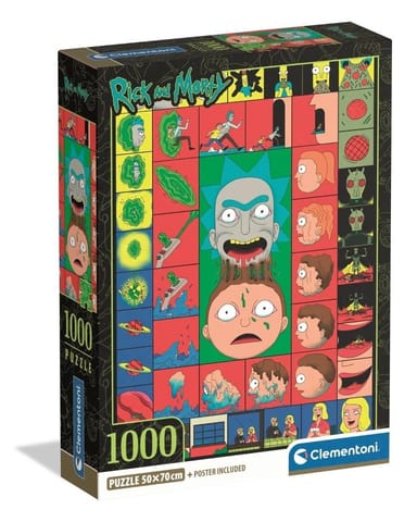 ⁨Puzzle 1000 Rick and Morty⁩ w sklepie Wasserman.eu