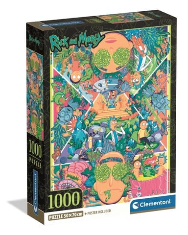 ⁨Puzzle 1000 Rick and Morty⁩ w sklepie Wasserman.eu
