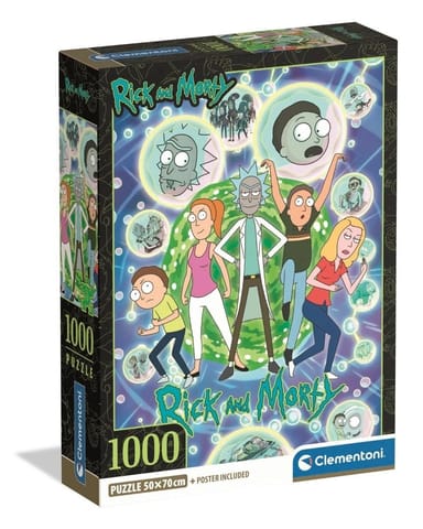 ⁨Puzzle 1000 Rick and Morty⁩ w sklepie Wasserman.eu