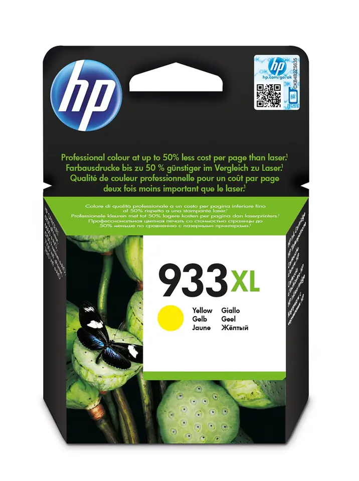 ⁨Tusz HP żółty HP 933XL, HP933XL=CN056AE, 825 str.⁩ w sklepie Wasserman.eu