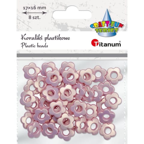 ⁨Koraliki kwiatki 20g, 15mm 649847 TITANUM⁩ w sklepie Wasserman.eu