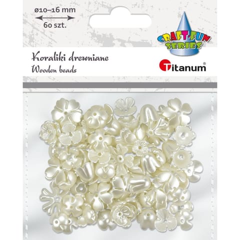 ⁨Koraliki kwiatki mix 15g 648537 TITANUM⁩ w sklepie Wasserman.eu