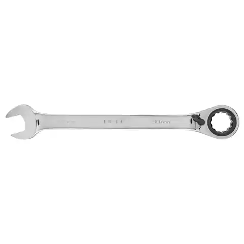 ⁨Combination spanner with ratchet and 30 mm switch⁩ at Wasserman.eu