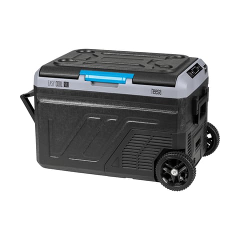 ⁨Profesjonalna lodówka turystyczna kompresorowa TEESA z funkcją mrożenia 40L DC12/24 AC 230V możliwość zasilania baterią , duże koła i solidna rączka , Bluetooth, dwie komory⁩ w sklepie Wasserman.eu