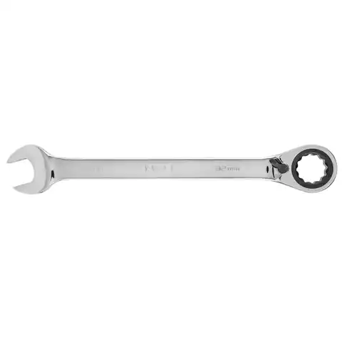 ⁨Combination spanner with ratchet and 32 mm switch⁩ at Wasserman.eu