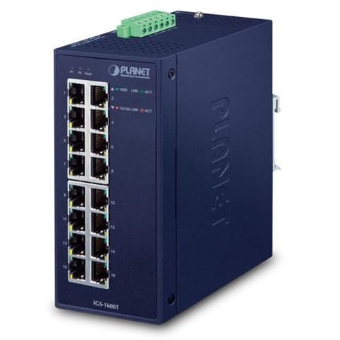 ⁨Planet IP30 Industrial 16-Port⁩ w sklepie Wasserman.eu