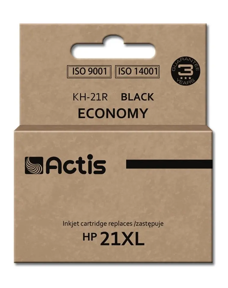 ⁨Actis KH-21R ink (replacement for HP 21XL C9351A; Standard; 20 ml; black)⁩ at Wasserman.eu