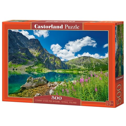 ⁨Puzzle 500-elementów Czarny Staw pod Rysami, Tatras, Poland B-54145⁩ w sklepie Wasserman.eu
