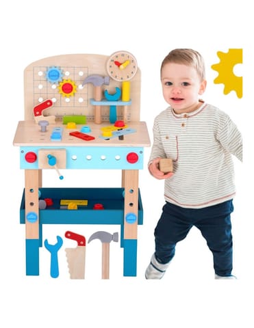 ⁨TOOKY TOY Drewniany Stół Do Majsterkowania Warsztat⁩ w sklepie Wasserman.eu