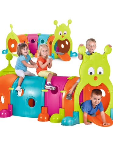 ⁨FEBER Duży Tunel dla dzieci Gąsienica XXL Modułowy Plac Zabaw⁩ w sklepie Wasserman.eu