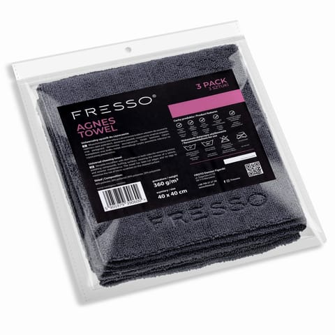 ⁨Fresso Agnes Towel Mikrofibra 360gsm 40x40cm 3 Pack⁩ w sklepie Wasserman.eu