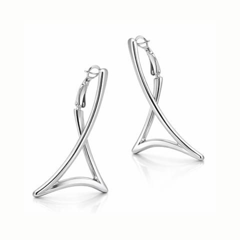 ⁨Expressive shape earrings (P6247AG)⁩ at Wasserman.eu