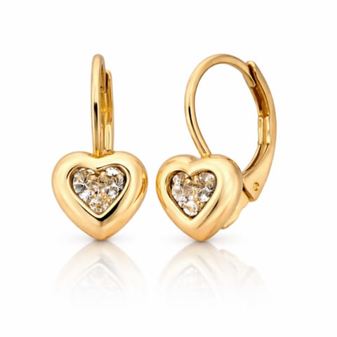 ⁨Subtle heart earrings (P14530AU)⁩ at Wasserman.eu