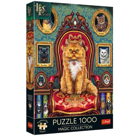⁨Puzzle - 1000 - Premium Plus - Magic Collection: Kotomania - Trefl 10896⁩ w sklepie Wasserman.eu