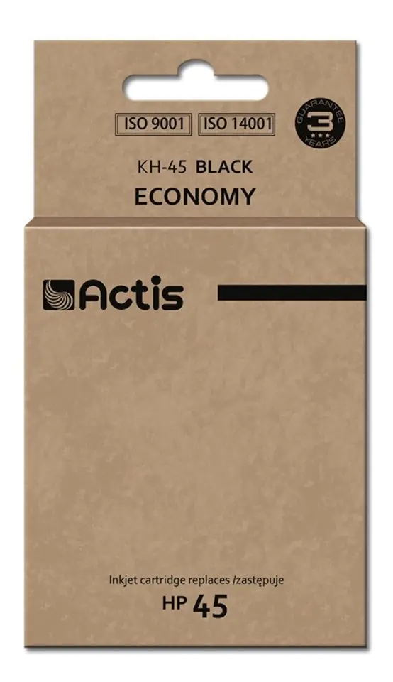 ⁨Actis KH-45 ink (replacement for HP 45 51645A; Standard; 44 ml; black)⁩ at Wasserman.eu