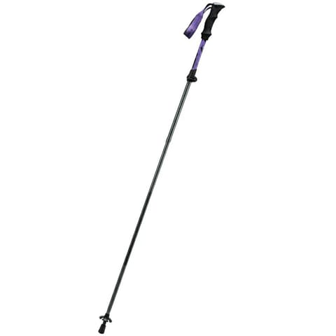 ⁨Kij kijek trekkingowy nordic walking aluminiowy 110 - 130 cm fioletowy - 1 szt.⁩ w sklepie Wasserman.eu