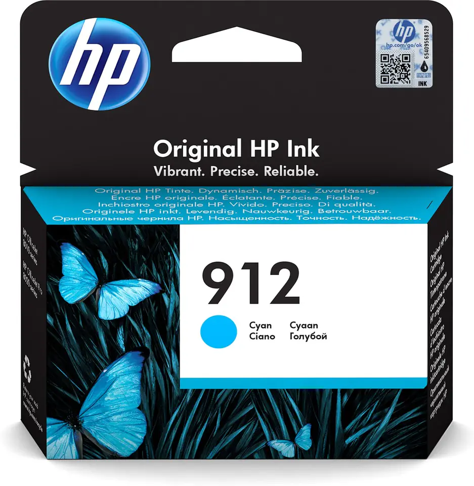 ⁨HP 912 Cyan Original Ink Cartridge⁩ at Wasserman.eu