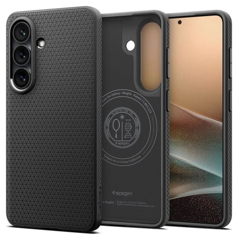 ⁨Spigen Liquid Air Mag MagSafe - Etui do Samsung Galaxy S26+ (Matte Black)⁩ w sklepie Wasserman.eu
