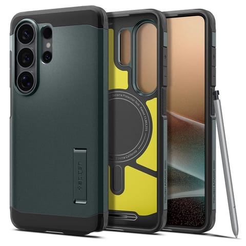 ⁨Spigen Tough Armor MagSafe - Etui do Samsung Galaxy S26 Ultra (Abyss Green)⁩ w sklepie Wasserman.eu