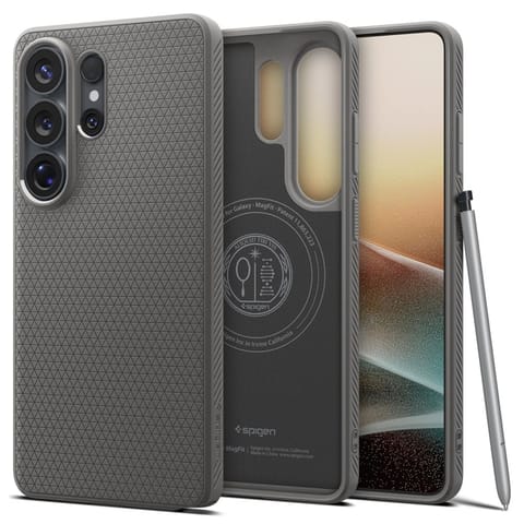 ⁨Spigen Liquid Air Mag MagSafe - Etui do Samsung Galaxy S26 Ultra (Marble Grey)⁩ w sklepie Wasserman.eu