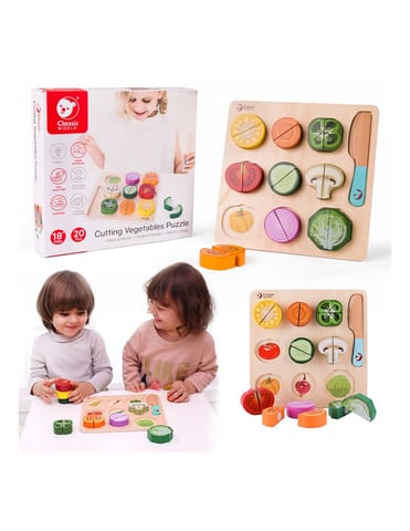 ⁨CLASSIC WORLD Drewniany Zestaw do Krojenia Warzyw⁩ w sklepie Wasserman.eu