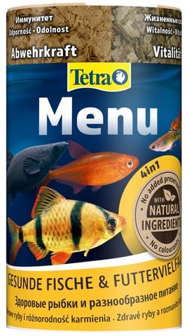 Tetra Menu - mix płatków w czterech przegrodach - dla ryb słodkowodnych 100ml w sklepie Wasserman.eu