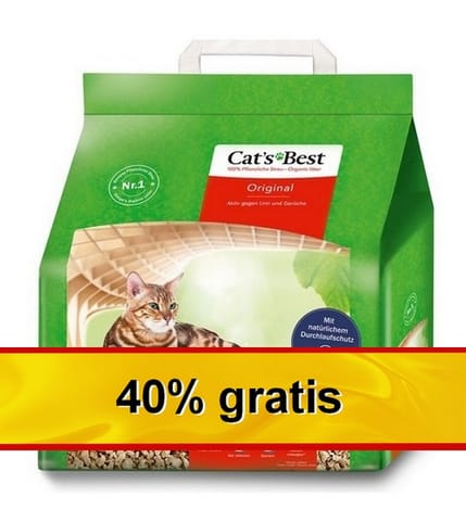 ⁨Cat's Best Original 5L + 40% GRATIS⁩ w sklepie Wasserman.eu
