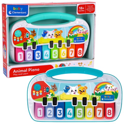 ⁨Kolorowe Pianinko ze Zwierzątkami Clementoni 17950⁩ w sklepie Wasserman.eu