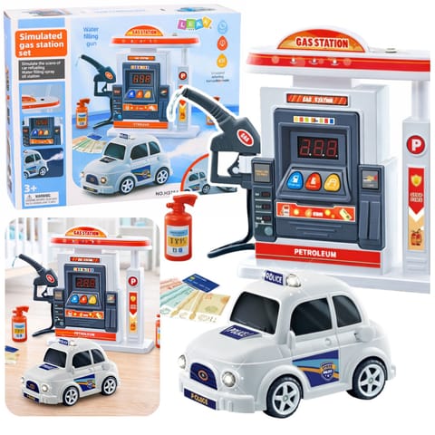⁨Interaktywna Stacja Benzynowa Auto Policyjne Światła Dźwięki Dym⁩ w sklepie Wasserman.eu