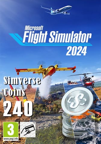 ⁨ESD MS Flight Simulator 2024 - 240 Simverse Coins XSS ML⁩ w sklepie Wasserman.eu