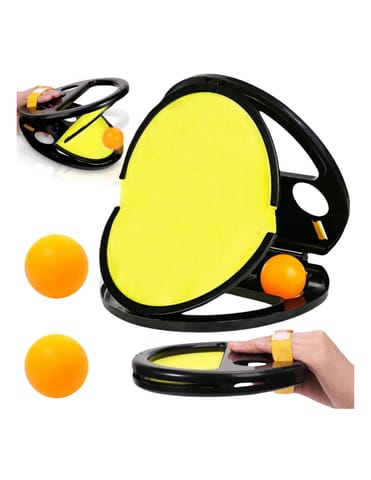 ⁨WOOPIE Catch Ball Gra Zręcznościowa Rzucaj Łap Paletka+ 2 Piłki⁩ w sklepie Wasserman.eu