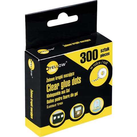 ⁨Żelowe kropki mocujące w rolce YL-10300 YELLOW ONE 125-1042⁩ w sklepie Wasserman.eu