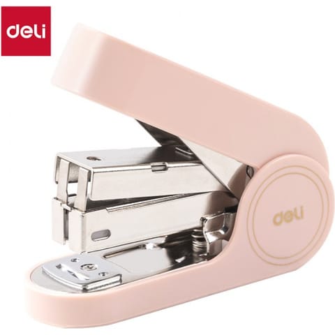 ⁨Zszywacz Linfini 25k różowy EM390P DELI⁩ w sklepie Wasserman.eu