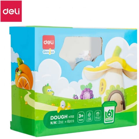 ⁨Ciastolina 6 kolorów owocowy zapach EH722 DELI⁩ w sklepie Wasserman.eu