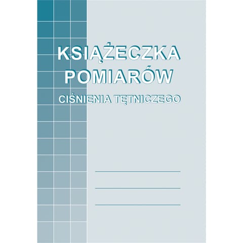 ⁨M-910-5 Książeczka pomiaru ciśnienia tętniczego Michalczyk i Prokop⁩ w sklepie Wasserman.eu